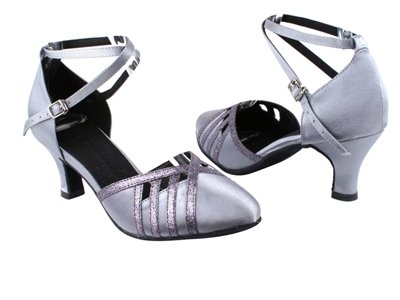 Style SERA3530 Grey Satin & Grey Stardust Trim