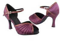 Style SERA3830 Purple Satin & Purple Scale Trim