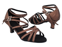 Style SERA5008 Copper Stardust 2" heel - Ladies Dance Shoes | Blue Moon Ballroom Dance Supply