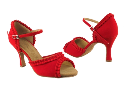 Style SERA7001 Red Velvet - Ladies Dance Shoes | Blue Moon Ballroom Dance Supply