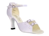 VF 1620 White Satin - Women's Dance Shoes | Blue Moon Ballroom Dance Supply