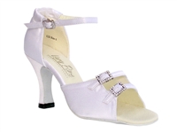 VF 1620 White Satin - Women's Dance Shoes | Blue Moon Ballroom Dance Supply