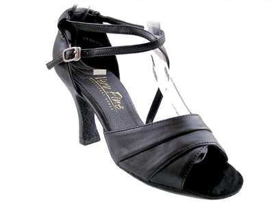 VF 1659 Black Leather - Women's Dance Shoes | Blue Moon Ballroom Dance Supply