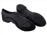 Style VFSN005 Suede Split Sole Black Dance Sneaker | Blue Moon Ballroom Dance Supply