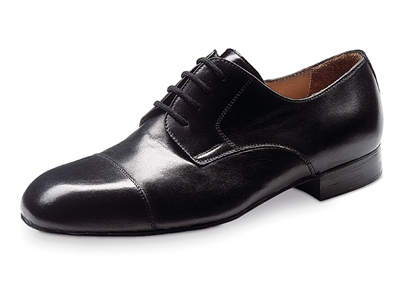 Style WK 28011 XXL Mens Black Leather Shoe | Blue Moon Ballroom Dance Supply