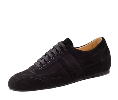 Werner Kern 28060 BlackSuede low heel-Cortino- Men's Dance Shoes | Blue Moon Ballroom Dance Supply