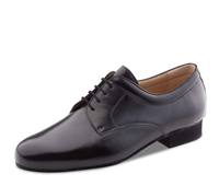 WK 28064 Extra Wide Mens Black Leather Shoe | Blue Moon Ballroom Dance Supply