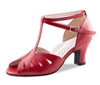 Werner Kern Lindsay Red Leather 2.4" Heel - Women's Dance Shoes | Blue Moon Ballroom Dance Supply