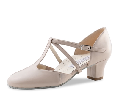 Werner Kern Naia Beige Leather 1.8" Heel - Women's Dance Shoes | Blue Moon Ballroom Dance Supply
