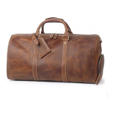 Dagny Weekender Large Leather Duffle Bag - Accessory Items | Blue Moon Ballroom Dance Supply