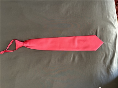 Hot Pink 20"Zipper Tie