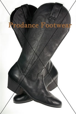 Pro Dance Black Country Low Heel Dance Boot - Women's Dance Boots | Blue Moon Ballroom Dance Supply