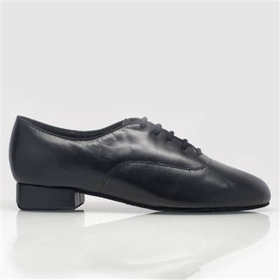 Style Ray Rose Sandstorm Wide Black Leather - Mens Standard Dance Shoes | Blue Moon Ballroom Dance Supply