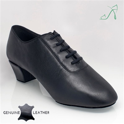 Style Ray Rose Thunder Black Leather - Mens Latin Dance Shoes | Blue Moon Ballroom Dance Supply