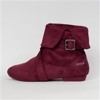 Sway'D Urban Vibe Burgandy Dance Boot - Women's Dance Boots | Blue Moon Ballroom Dance Supply