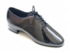 SDS Mens Oxford Black Patent Smooth Shoe - Men's Standard & Smooth | Blue Moon Ballroom Dance Supply