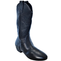 Ultimate Mens Pro Country Leather Black Boot - Dance Footwear | Blue Moon Ballroom Dance Supply