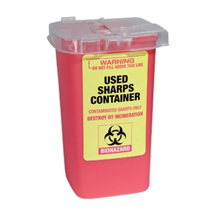 Biohazard Sharps Container - Professional Salon & Spa Sanitation | Terry Binns Catalog