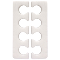 White Foam Pedicures Toe Separators (25) - Bulk Nail Salon Products | Terry Binns Catalog