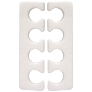 White Foam Pedicures Toe Separators (25) - Bulk Nail Salon Products | Terry Binns Catalog