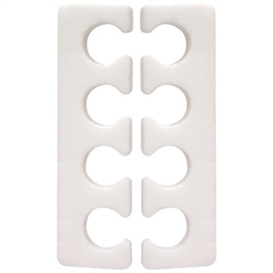 White Foam Pedicures Toe Separators (25) - Bulk Nail Salon Products | Terry Binns Catalog