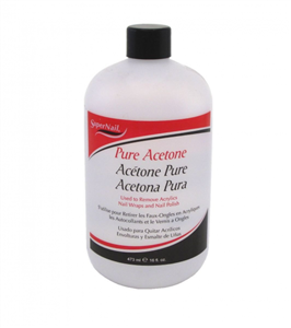 Super Nail Pure Acetone 16 fl. oz.