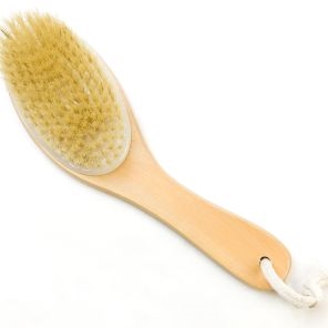 Curved Handle Dry Body Brush