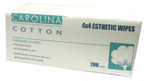 Carolina Cotton - 4x4 Esthetic Wipes - Esthetician Products | Terry Binns Catalog