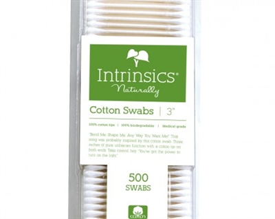 Intrinsics 100% Cotton Tip Swabs - Spa & Esthetician Supplies | Terry Binns Catalog