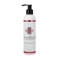 Sacred Earth Warming Massage Lotion 8oz