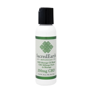 Sacred Earth CBD Massage Oil 2 oz