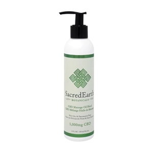 Sacred Earth CBD Massage Oil- 8oz