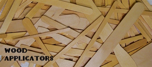 Wood Wax Applicator Sticks - Bulk Disposable Depilatory Waxing Sticks
