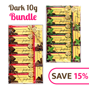30 Dark Mini Chocolate Bar Gift Box, 30 Dark Mint Mini Chocolate Bar Gift Box