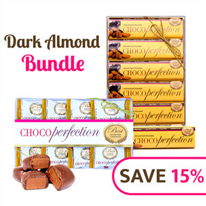 30 Dark Mini Chocolate Bar Gift Box, ChocoPerfection Dark Chocolate 12-Bar Gift Box