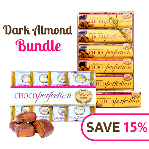 30 Dark Mini Chocolate Bar Gift Box, ChocoPerfection Dark Chocolate 12-Bar Gift Box