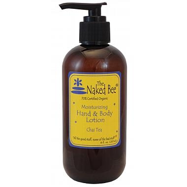 Naked Bee Chai Tea Moisturizing Body Lotion 8 oz/237 ml pump