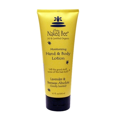 The Naked Bee Lavender & Beeswax Moisturizing  Body Lotion 6.7 oz/200 ml