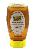 Ontario Summer Blossom Honey, squeezed bottle