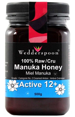 Raw Manuka Honey Active 12+, 500g