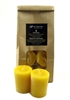 BEESWAX VOTIVES, 4 Pack