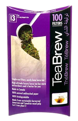 Paper Filters for Loose Leaf Tea: 3-5 cup pot