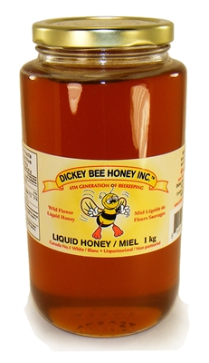 Canadian Wildflower Honey Dickey Bee 1 kg