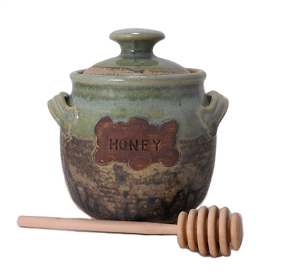 Ceramic Honey Pot Earthen Vessels, Large