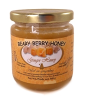 Creamed honey mixed with natural ginger