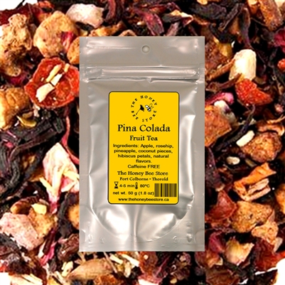 Pina Colada Fruit Tea, The Honey Bee Store Niagara, Canada