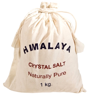 Himalayan Salt in a Cotton Bag 1 kg