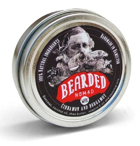 Cinnamon and Bergamot Beard & Moustache Wax, bearded nomad, ontario