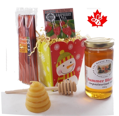 Canadian Apple Honey Holiday Gift Set.