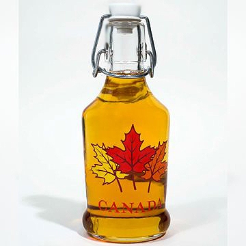 The Honey Bee Store, Canadian Maple Syrup Cruchon Gourmet Maple Leaf, 200 ml